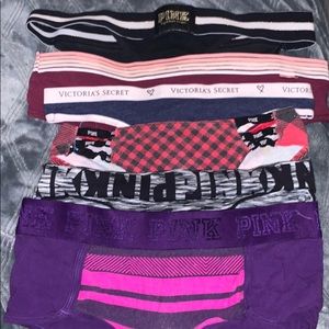 6 pairs of pink undies